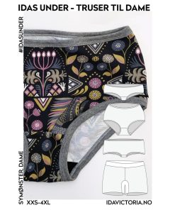 Ida Victoria mønster - Idas under - truser til dame